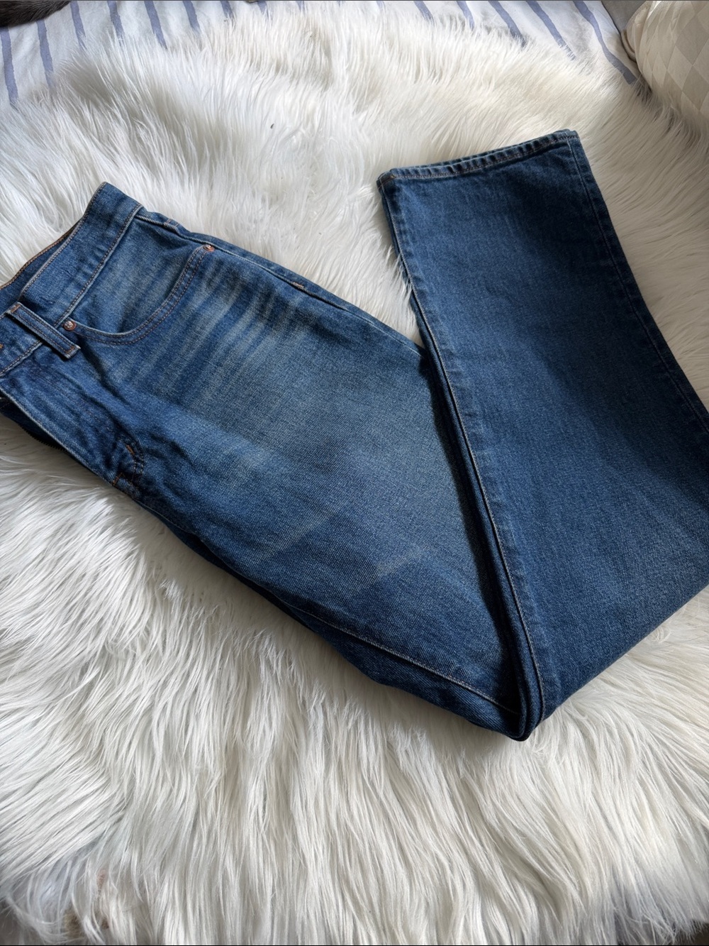 Madewell Mid Rise 90s Straight Jeans Women’s Size 28 Medium Wash Denim